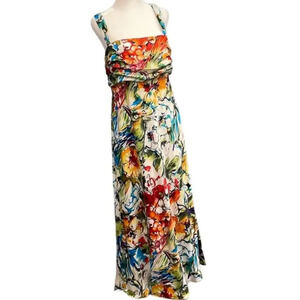 New‎ Zum Zum by Niki Livas Floral Maxi Dress Plus Size 14W